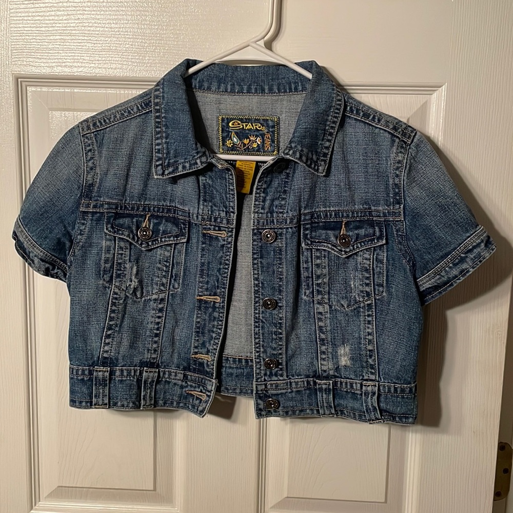 Cropped Jean Jacket